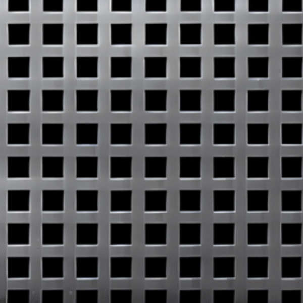 Chapa Perfurada, Furos Quadrados Paralelos, Furos de 4mm, Entrecentro=6mm, Espessura 0,9mm, 1350 X 730 (Pronta Entrega)