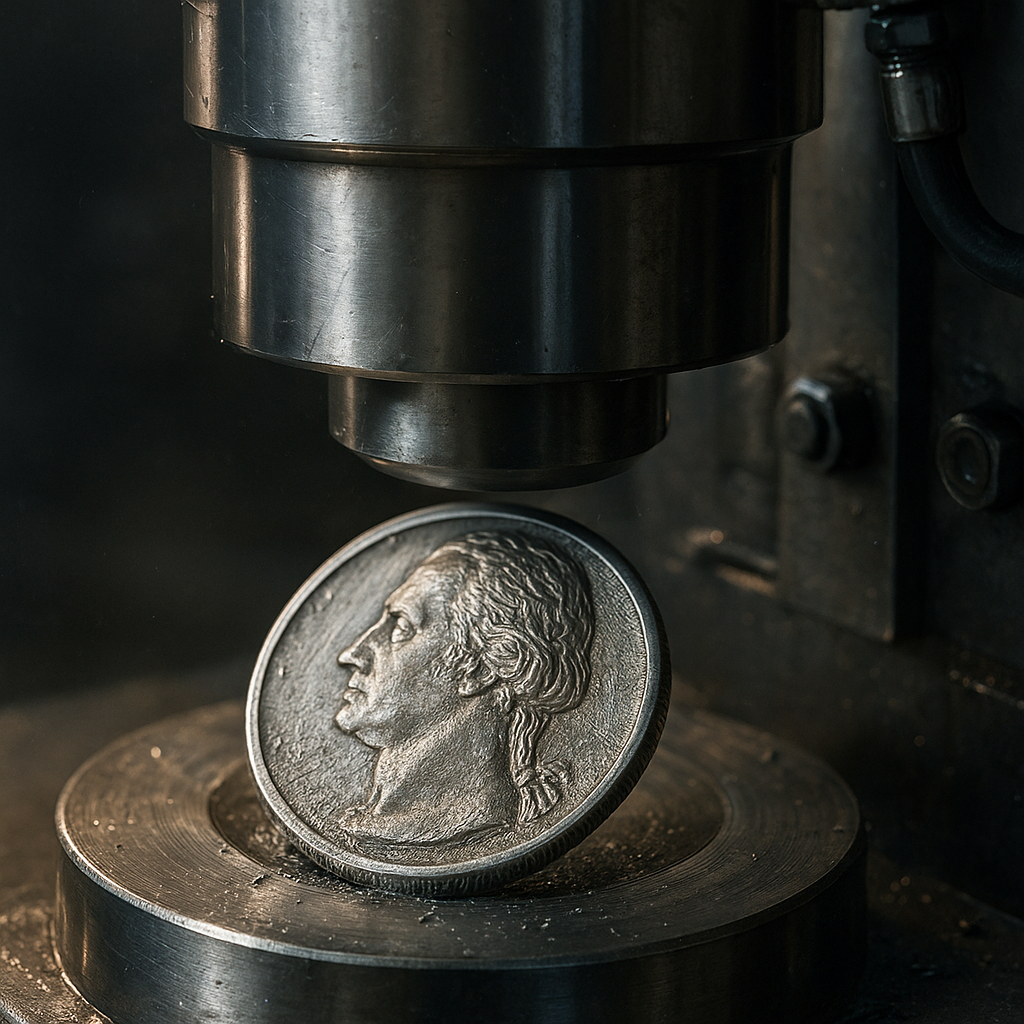 Cunhagem na metalurgia processo prensas e aplicações